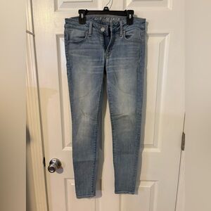 American Eagle Outfitters Light Wash Jeggings